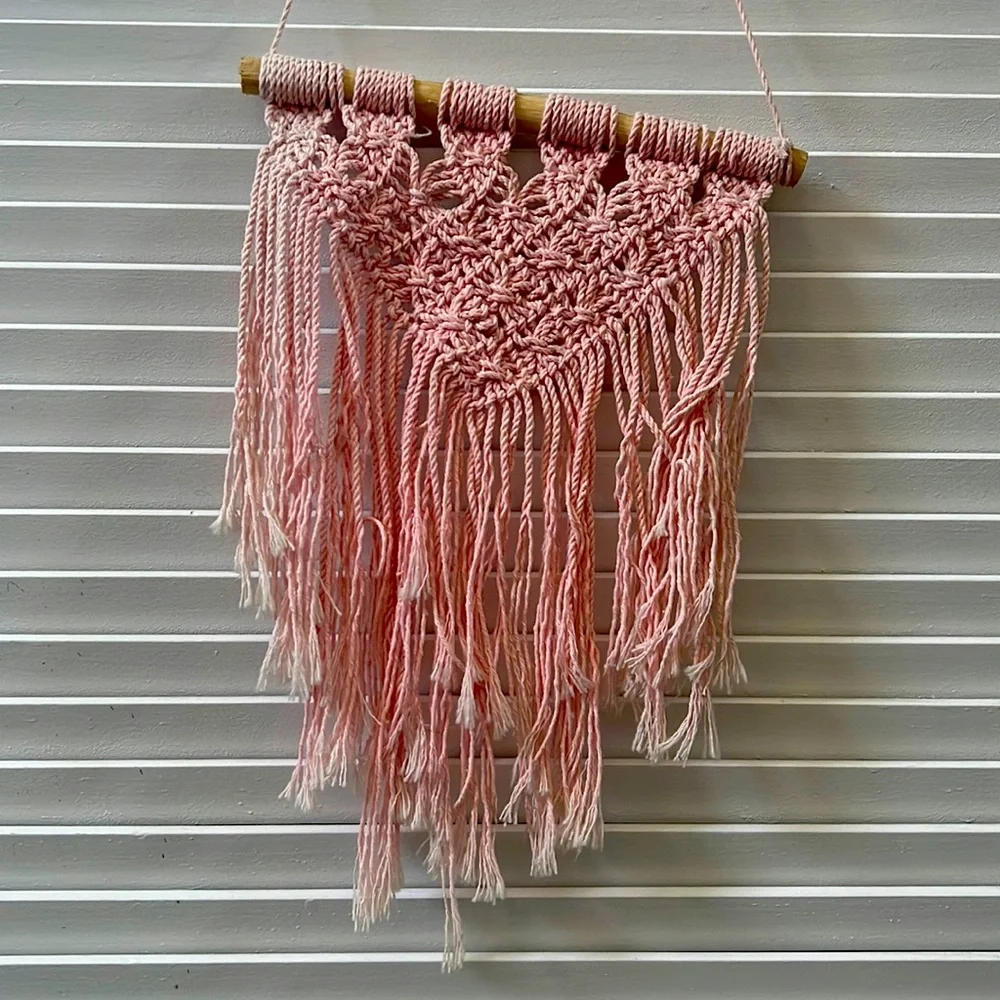 Macramé hanging wall decor from Mexico